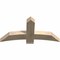 Ekena Millwork Bellingham Rough Sawn Timber Gable Bracket, Douglas Fir, 48"W x 24"H x 4"D x 6"F, 12/12 Pitch GBW048X24X0406BEL00RDF - alternate 3